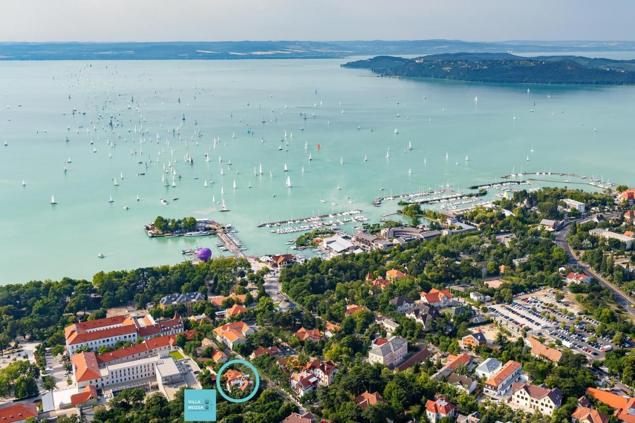 Villa Muzsa Deluxe Balatonfüred Eksteriør bilde